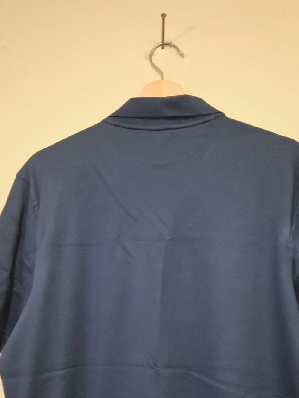 Banana Republic Men's Dark Navy Short-Sleeve Polo Size L